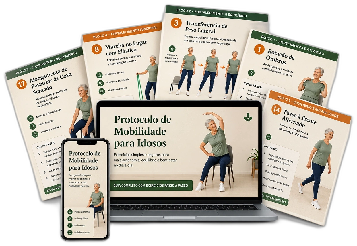 Mockup do Protocolo de Mobilidade para Idosos